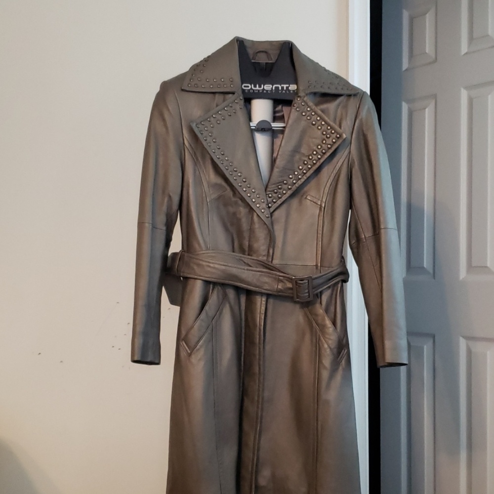 Excelled Collection 3/4 Length Leather Jacket